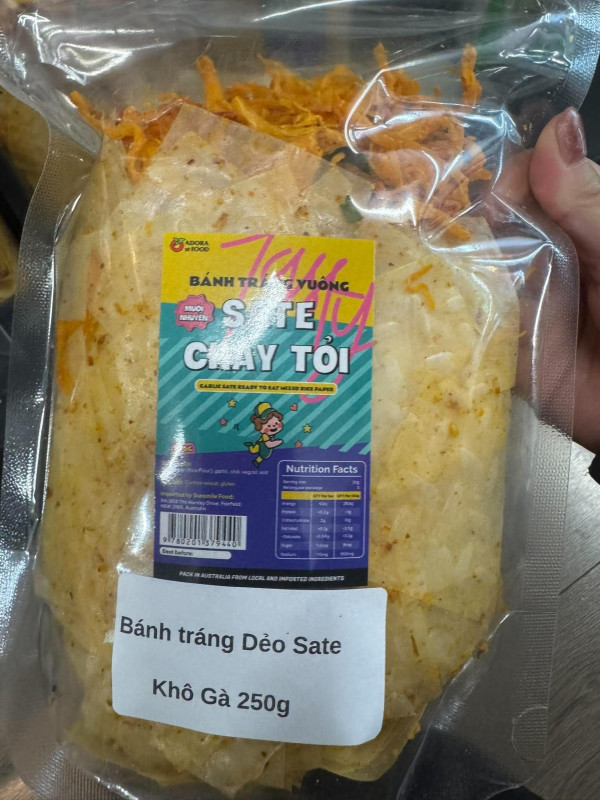 bánh tráng trộn dẻo sate 250g
