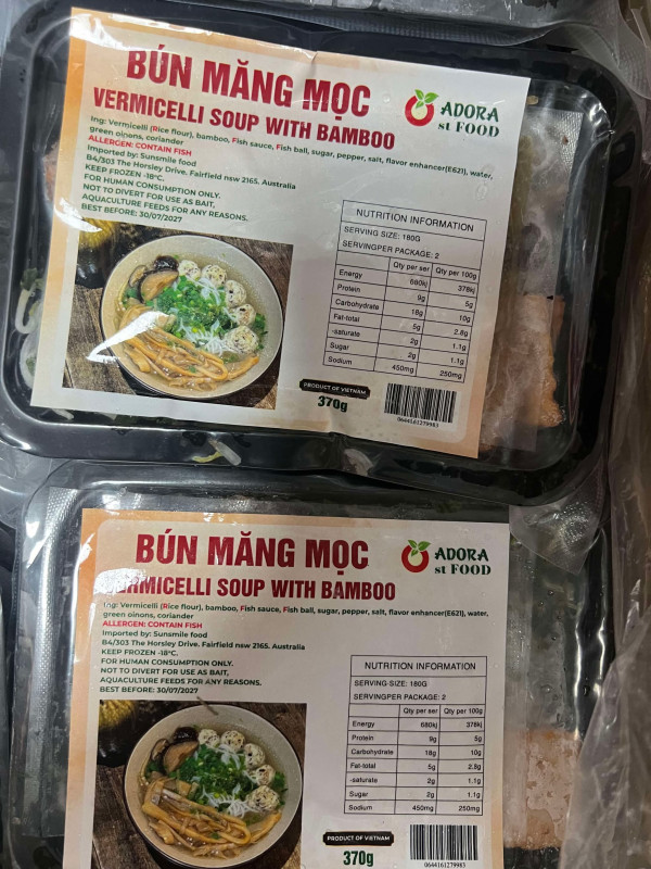 Bún măng mộc 12$
