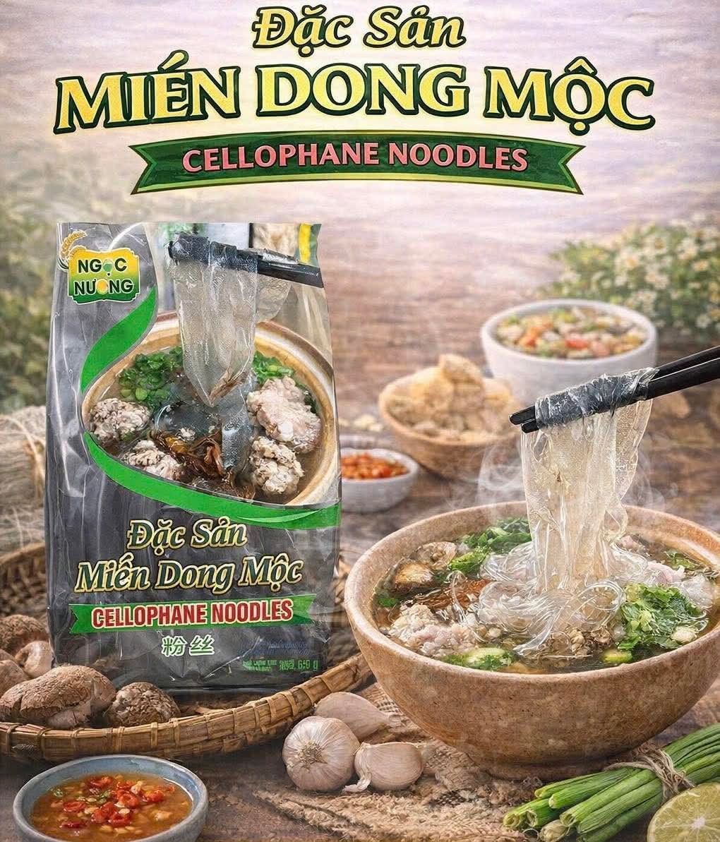 Miến dong mộc ngọc nương sợi lớn 350g