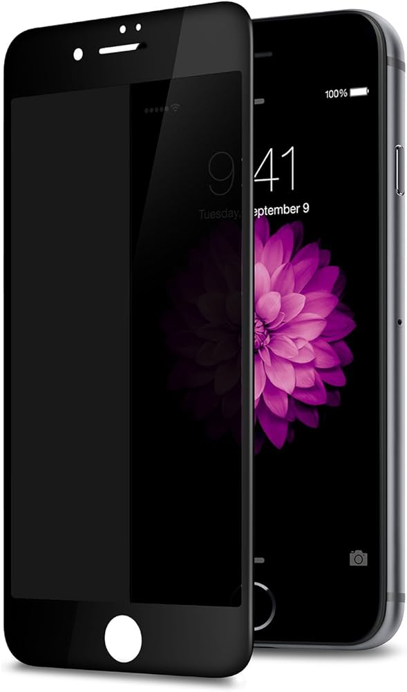 iPhone 7 Plus/8 Plus Black Tempered Glass