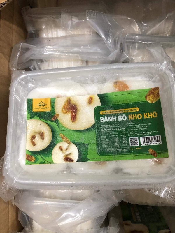 Bánh bò nho khô