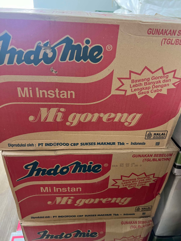Mì khô goreng 18$ 1 thùng