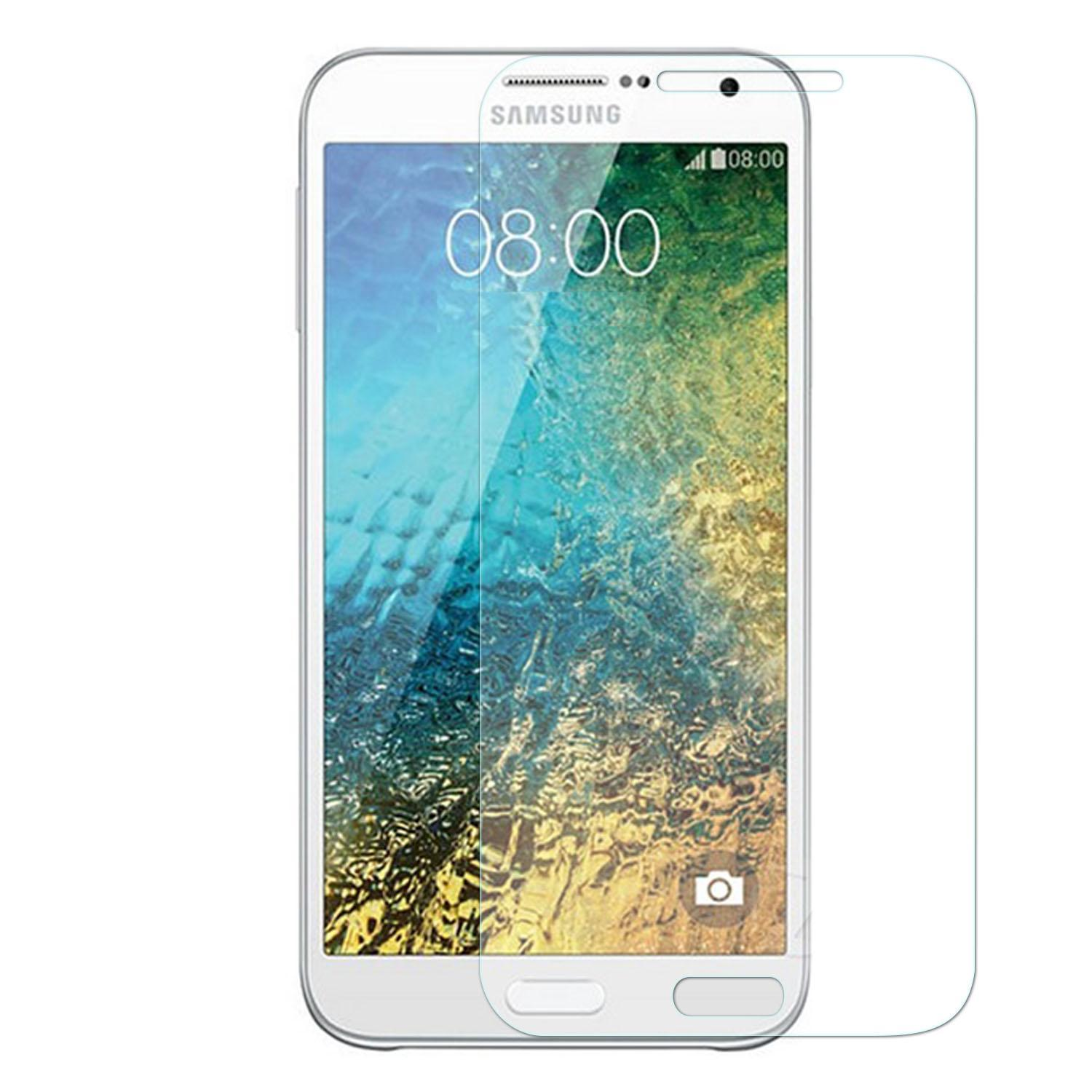 Samsung E7 Tempered Glass Gold pack