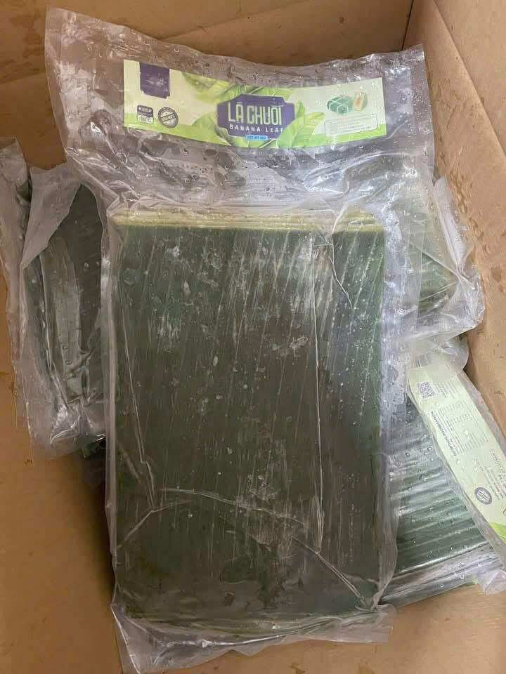 Lá chuối 7$ 1kg đông đá