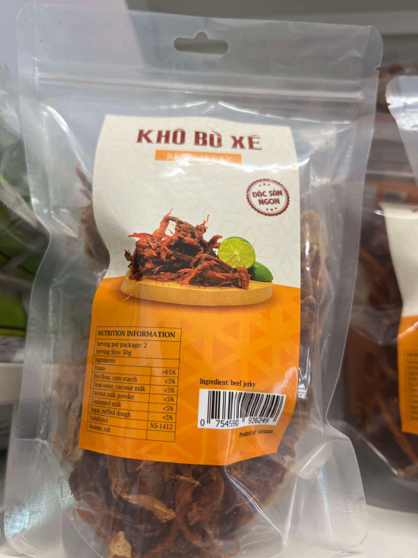 Khô bò miếng xé 45$