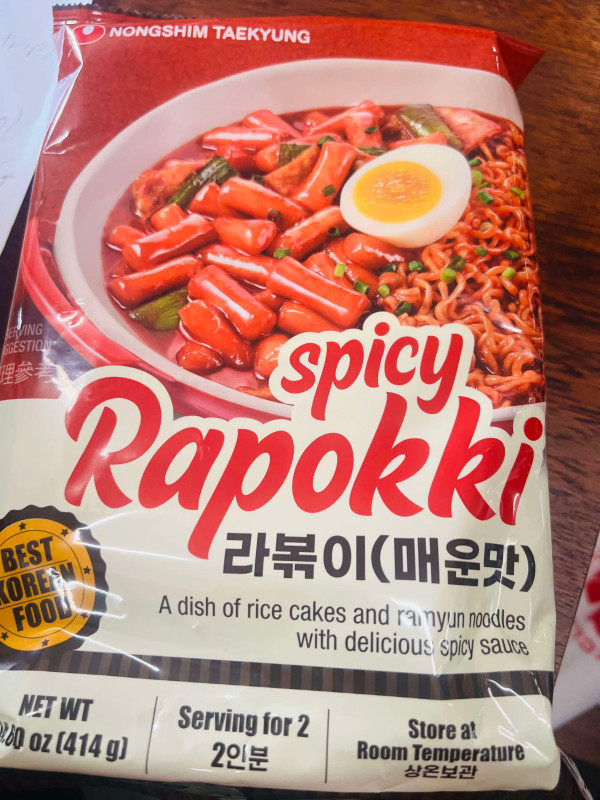 Mì Hàn Quốc spicy rapokki sale :6$/1 gói