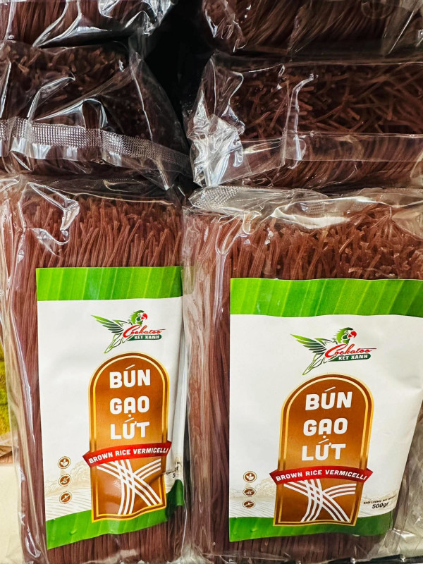 Bún gạo lứt két xanh