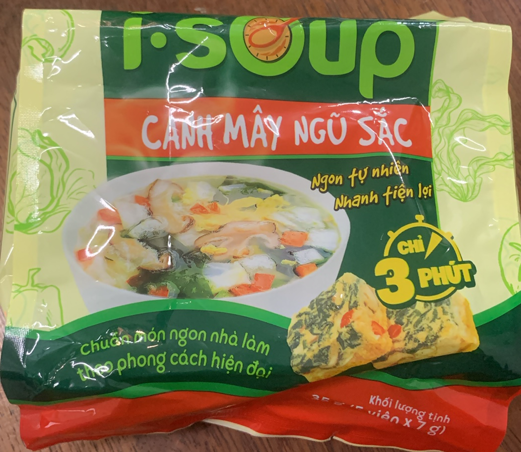 canh mây ngũ sắc