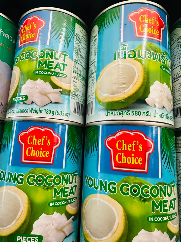 Dừa trái hộp 580g