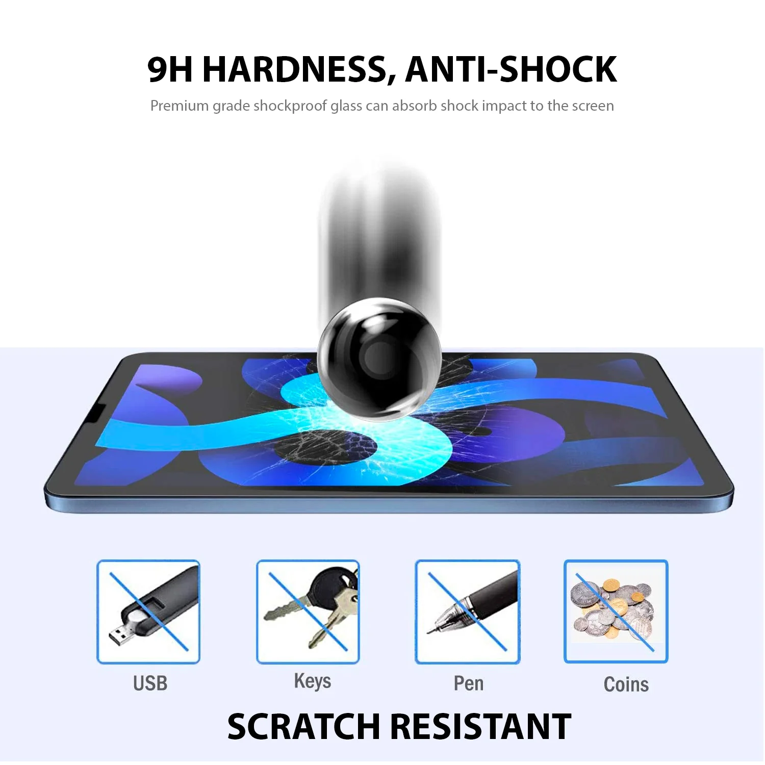 iPad Air 4 Tempered Glass