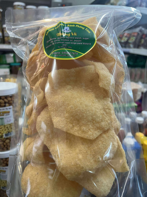 Bánh phồng tôm chiên sẵn trường Vũ