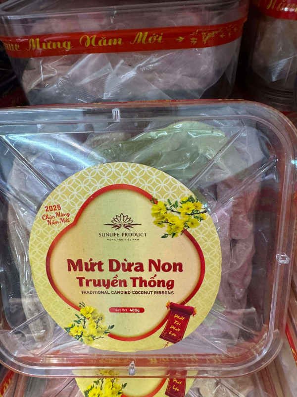 Mứt dừa non truyền thống 400g