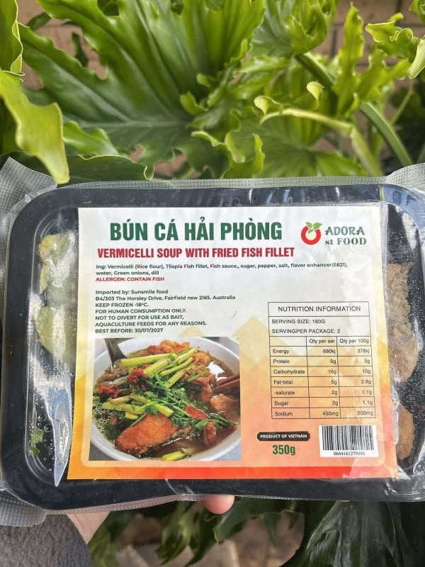 Bún cá Hải Phòng 12$