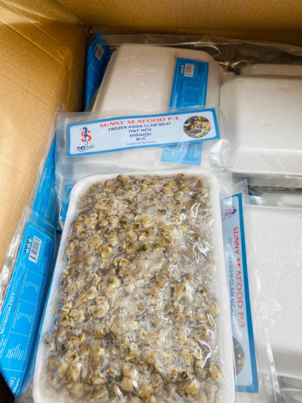 Thịt hến 35$ kg
