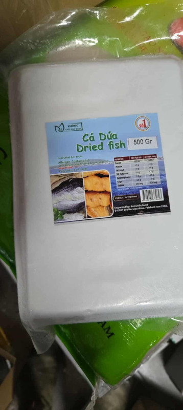 Khô cá dứa cắt khúc 20$/500g